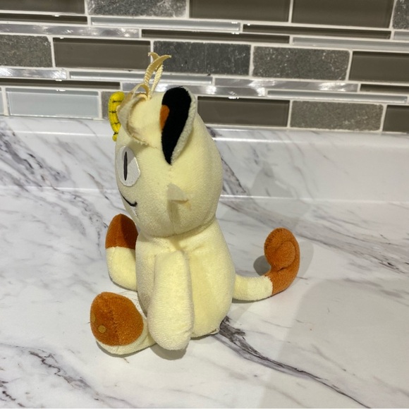 Vintage Nintendo Pokémon bean bag plushie Meowth 1998 - Picture 2 of 7
